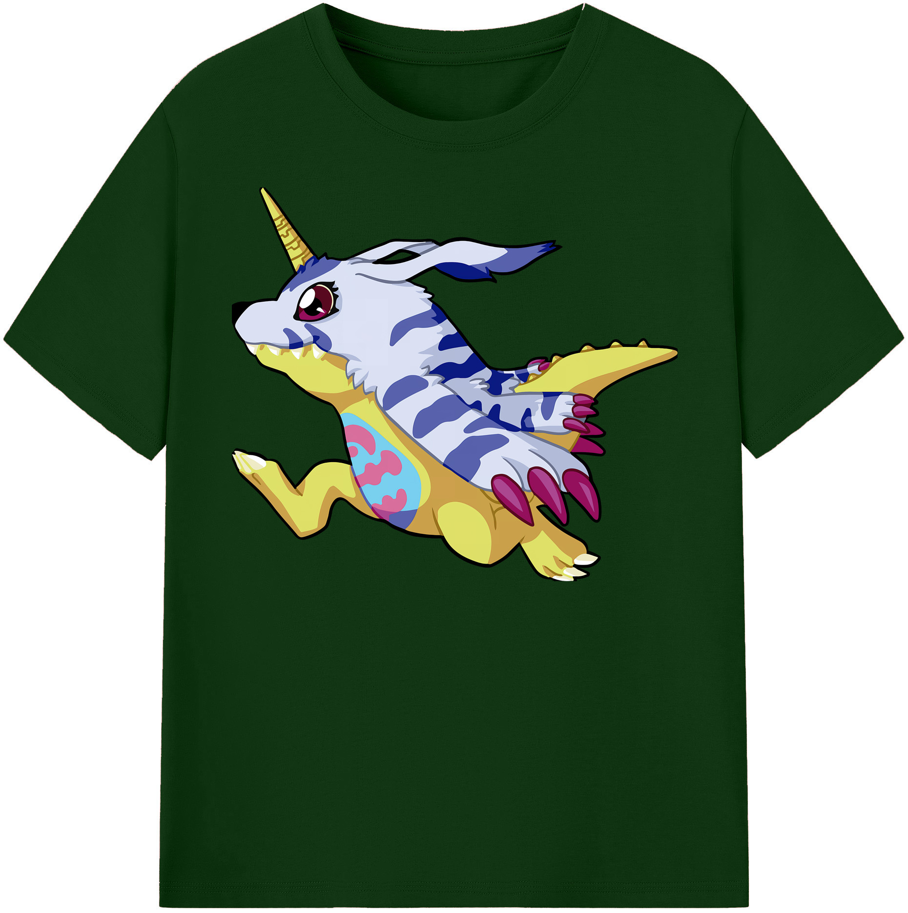 （画像用） Digimon デジタルモンスター/デジモン 綿100％半袖Tシャツ（フロントプリント）